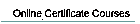 Onlinhe Certificate Courses
